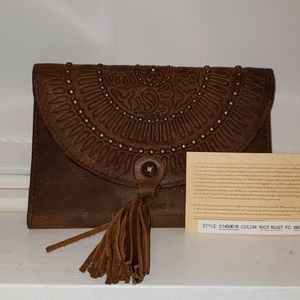 Patricia Nash  Colli trifold wallet in Riot Rust